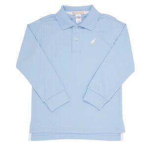 ❤️ Long Sleeve Prim & Proper Polo & Onesie- Beale street blue